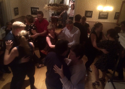 Swing After Work med Mildreds swingskola på Bagarstugan i Mariehamn på Åland 16 januari 2015 Lindy hop Balboa Hot jazz New Orleans BLT sandwich Fira in helgen