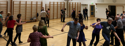 Lindykurs fortsättning arrangör Swingskeppet lärare Sofia Enros och Daniel Johansson mars 2016 kursstart dansparty
