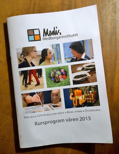 Medis kurskatalog Mildreds swingskola fortsättningskurs i Lindy hop med Sofia Enros och Daniel Johansson 2015