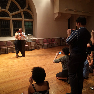 Mildreds swingskola Sofia Enros Daniel Johansson teaching Balboa in St Louis, Missouri 2015 Lindy Hop St Louis Swing community hot jazz