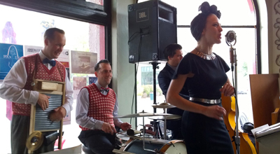 Miss Jubilee Daniel Johansson Dan Connor Valerie Jo Kirchhoff St Louis Hot Jazz Brunch Rhythm section twins