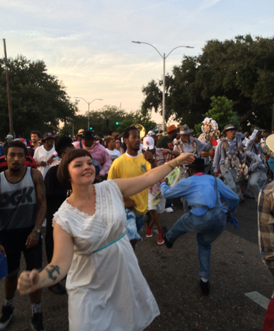 Sofia Enros Second Line New Orleans 2014