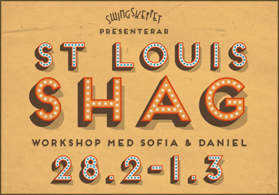 St Louis Shag workshop med Sofia Enros och Daniel Johansson Mildreds swingskola arrangör Swingskeppet Swing hard John Bedrosian says Mariehamn Åland