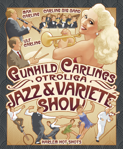 Gungild Carling, Carling Big Band, Harlem Hot Shots Mildreds swingskola Åland Mariehamn 2015