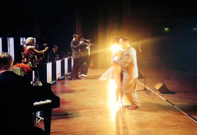 Varieté med Gunhild Carling, Carling Big Band, Harlem Hot Shots och Sofia och Daniel, Alandica Mariehamn Åland 3 februari 2015 Mildreds swingskola Balboa Lindy hop Swing Jazz